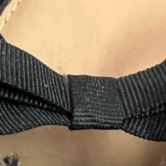 Lane Bryant black and white houndstooth flats with black bow size 9W - Picture 8 of 13